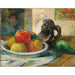 Riproduzione del dipinto Natura morta con mele, una pera e una brocca, ritratto in ceramica - Paul Gauguin