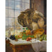 Riproduzione del dipinto Natura morta autunnale nell'atelier dell'artista - Carl Moll