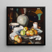 Nature morte, mele e vaso - Samuel John Peploe — quadro incorniciato alla parete