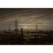 Riproduzione del dipinto Navi all'ancora - Caspar David Friedrich