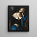 Cleopatra - Scuola Napoletana — quadro incorniciato alla parete