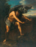 Ercole e il leone di Nemea - Scuola Napoletana — vista dell’opera