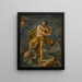 Neptune - Scuola Napoletana — quadro incorniciato alla parete