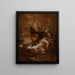 L'Apothéose di un santo vescovo - Scuola napoletana — quadro incorniciato alla parete