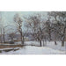 Riproduzione del dipinto Neve a Louveciennes - Camille Pissarro
