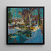 Neve di febbraio - Thomas P Barnett — quadro incorniciato alla parete