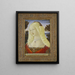 Ritratto di una dama - Neroccio de' Landi — quadro incorniciato alla parete
