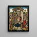 L'Adorazione dei Magi - Scuola olandese — quadro incorniciato alla parete