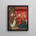 L'Annunciazione - Scuola olandese — quadro incorniciato alla parete
