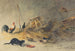 Un chat e delle galline - Newton Limbird Smith Fielding — vista dell’opera