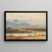 Anatre che atterrano su un fiume - Newton Limbird Smith Fielding — quadro incorniciato alla parete