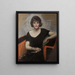 Ritratto di una giovane donna - Neysa McMein — quadro incorniciato alla parete