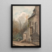 Paesaggio con una casa 3 - Nicaise De Keyser — quadro incorniciato alla parete
