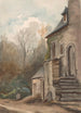 Paesaggio con una casa 3 - Nicaise De Keyser — vista dell’opera
