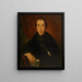 Il pittore Henri Leys - Nicaise De Keyser — quadro incorniciato alla parete