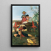 Repos à l'ombre - Niccolò Cannicci — quadro incorniciato alla parete