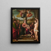 Conversazione di Babbo Natale - Niccolò Pisano — quadro incorniciato alla parete