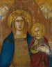 La Vierge à l'Enfant avec deux anges - Niccolò di ser Sozzo Tegliacci — vista dell’opera