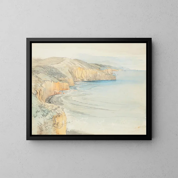 Côte près de Dunedin - Nicholas Chevalier — quadro incorniciato alla parete