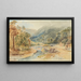 Ruisseau Tarohonga, strada di Rimutaka - Nicholas Chevalier — quadro incorniciato alla parete