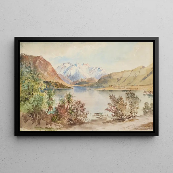Lac Wanaka - Nicholas Chevalier — quadro incorniciato alla parete