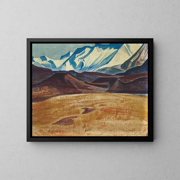 Pianure di Depsang - Nicholas Roerich — quadro incorniciato alla parete