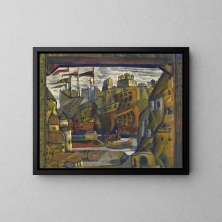 Nicholas Roerich - The Novgorod Market From Sadko.webp
