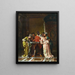 Il collier di perle - Nicola Sanesi — quadro incorniciato alla parete