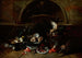 Nature morte con bottiglie e ostriche - Nicola van Houbraken — vista dell’opera