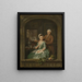 Ritratto di Robert Muys e di sua moglie Maria Nozeman - Nicolaas Muys — quadro incorniciato alla parete