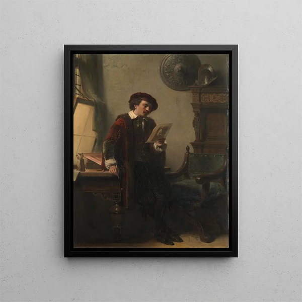Nicolaas Pieneman - Rembrandt in his studio.webp
