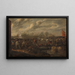 Scaramuccia di fanteria durante la guerra dei Quattro-Venti - Nicolaas van Eyck II — quadro incorniciato alla parete