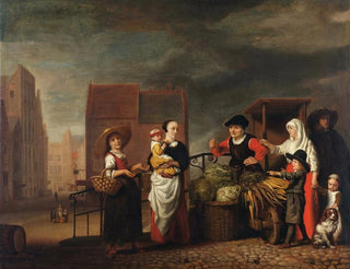 Mercato di Verdure - Nicolaes Maes — vista dell’opera