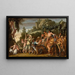 Il trionfo di Bacco - Nicolaes Moeyaert — quadro incorniciato alla parete