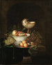 Nature morte ai frutti e alla coppa di nautile - Nicolaes van Gelder — vista dell’opera