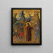 Il Cristo portando la croce - Nicolaos Tzafouris — quadro incorniciato alla parete