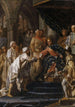 Saint Louis riceve i messaggeri del Vecchio della Montagna - Nicolas-Guy Brenet — vista dell’opera
