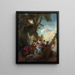 Dichiarazione d'amore - Nicolas Lancret — quadro incorniciato alla parete