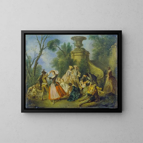 Fêtes pastorales - Nicolas Lancret — quadro incorniciato alla parete