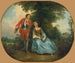 Bergère endormie - Nicolas Lancret — vista dell’opera