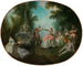 Il menuet - Nicolas Lancret — vista dell’opera