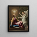 Annunciazione - Nicolas Poussin — quadro incorniciato alla parete