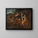 Apollon e Dafne - Nicolas Poussin — quadro incorniciato alla parete