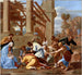 L'Adorazione dei Magi - Nicolas Poussin — vista dell’opera