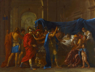 La Mort de Germanicus - Nicolas Poussin — vista dell’opera