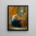 La Sainte Famille - Nicolas Poussin — quadro incorniciato alla parete