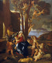 La Sainte Famille avec saint Jean-Baptiste - Nicolas Poussin — vista dell’opera