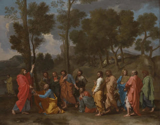 Nicolas Poussin - The Sacrament Of Ordination Christ Presenting The Keys To Saint Peter.webp