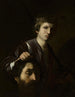 David con la testa di Golia - Nicolas Tournier — vista dell’opera