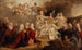 Allegoria delle fidanzamenti di Luigi XV con l'infanta Maria Anna Vittoria di Spagna, 1722 - Nicolas de Largillière — vista dell’opera